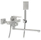 Змішувач для ванни з нержавійки MiX KUB 006, фото 3