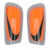 Защитные футбольные щитки Nike Mercurial Lite Grey Orange