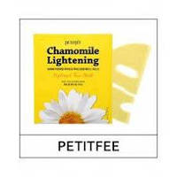 Маска для лица гидрогелевая с экстрактом ромашки осветляющая PETITFEE Chamomile Lightening Hydrogel Face Mask