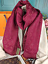 Хустка палантин шарф Louis Vuitton Луї Вітон бордо, фото 2