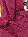 Хустка палантин шарф Louis Vuitton Луї Вітон бордо, фото 4