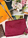 Хустка палантин шарф Louis Vuitton Луї Вітон бордо, фото 6
