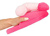 Плюшеві капці Penis Slippers Рожеві капці ПЕНІС, фото 3