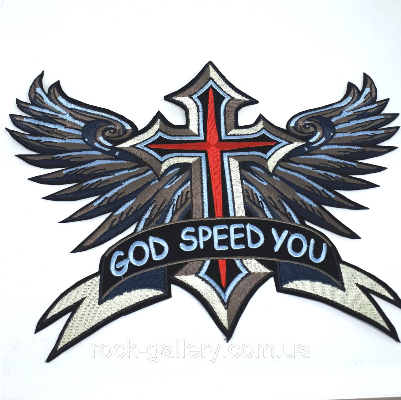 Нашивка наспина "God Speed you" 31 см х 25 см, фото 1