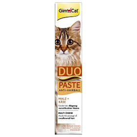 Паста Gimpet Duo-Paste Anti-Hairball — для виведення шерсті зі шлунка кішок, із сиром, 50 г
