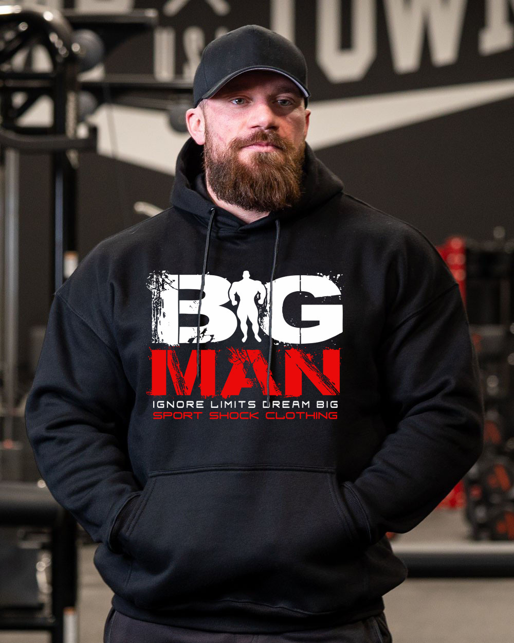 Реглан, паєта, кенгуру (тепла) Big Man, фото 1