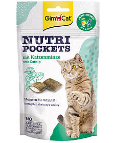 Вітамінні ласощі для кішок GimCat Nutri Pockets Котяча м'ята+Мультивітамін 60 г