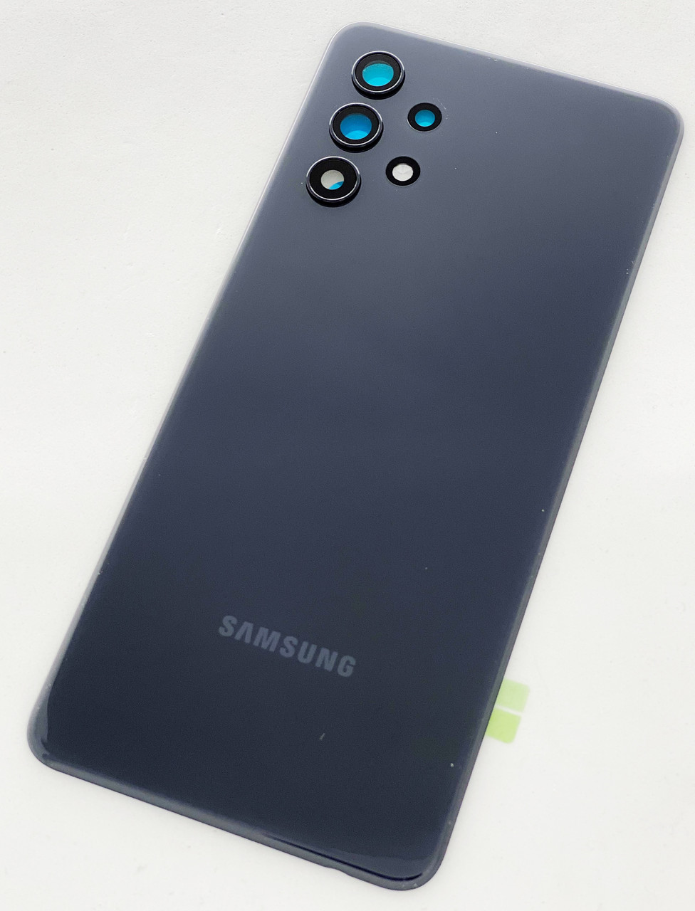 Задня кришка для Samsung A325F Galaxy A32 2021, чорна, оригінал (Китай) + скло камери