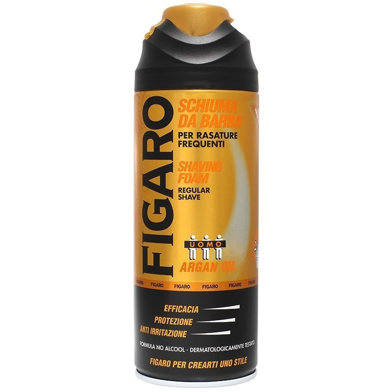 Піна для гоління з олією аргана Figaro Argan Oill 400 мл (8004120905469)