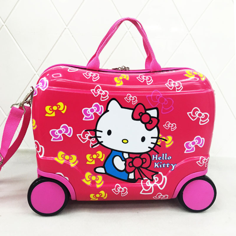 Валіза-каталка дитячий Hello Kitty на 4 колесах "HK"L 16"для дівчинки, фото 1