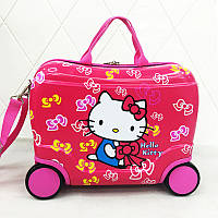 Валіза-каталка дитячий Hello Kitty на 4 колесах "HK"L 16"для дівчинки