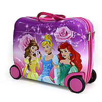 Валіза-каталка дитячий Принцеси Disney на 4 колесах "PR"L 16"для дівчинки