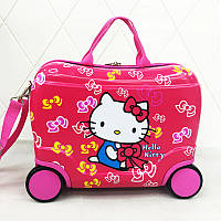 Чемодан-каталка детский Hello Kitty на 4 колесах "HK"L 16"для девочки