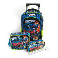Набор чемодан-рюкзак, термосумк, пенал, детский "Racing"