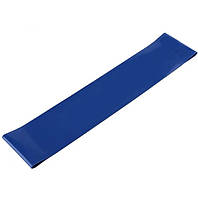Эластичная лента эспандер для фитнеса тренировок резинка синяя