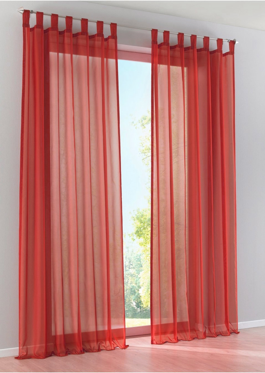 Декоративные шторки из шифона, на петлях (бордо): продажа, цена в Киеве ...