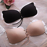 Бюстгальтер-невидимка Fly Bra з ефектом Push Up Чорний, фото 6