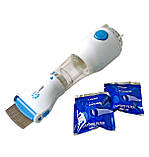 Електричний гребінь від вошей з витяжкою licrtec V-comb, фото 3