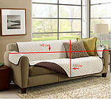 Покривало на диван двостороннє Couch Coat, Накидка на диван, фото 3