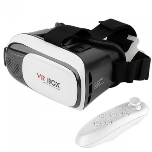 Окуляри віртуальної реальності з пультом VR BOX білий
