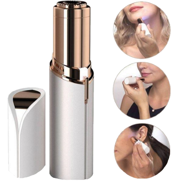 Епілятор для видалення волосся на обличчі Flawles Facial Hair Remover - жіночий триммер депілятор у формі помади