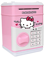 Электронный Сейф копилка с кодовым замком "Hello Kitty"