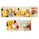 Дозатор Міньйон для зубної пасти та тримач для двох зубних щіток, фото 2