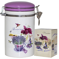 631-6 Ємність для сипучих продуктів, 1,2 л. 'Прованс' (d-10см, h-16 см)