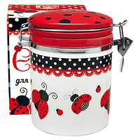 629-17 Ємність для сипучих продуктів 0,75 л 'сонечко' (d-9,5 см, h-11)