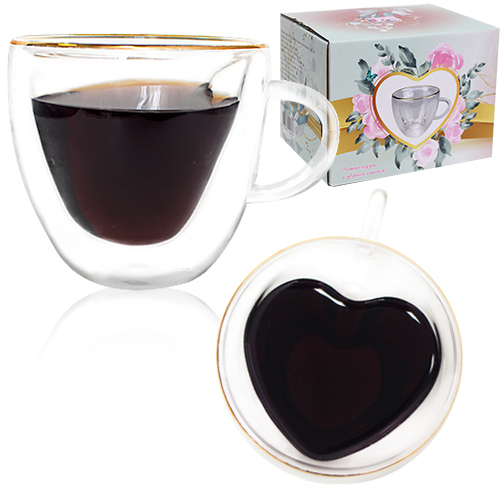 201-9 Чашка з подвійною стінкою 280мл Внутрішнє серце