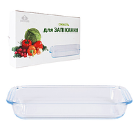 50008-01 Ємність для запікання прямокутна в подар. уп. (34,5*20*5см)