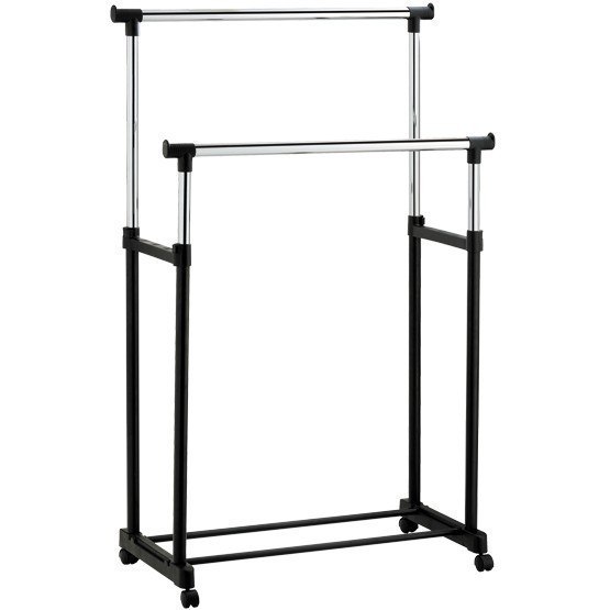 Стійка для одягу рухома Double Pole Clothers Horse (30 кг)