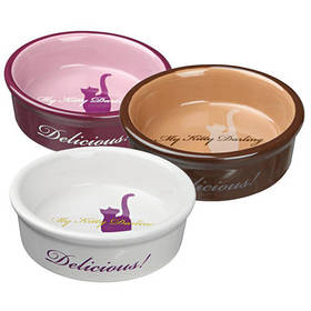 Керамічна миска для кішок Trixie My Kitty Darling,