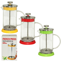 9107 Заварювальний чайник з поршнем 600мл