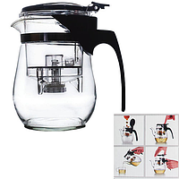 9114 Заварювальний чайник 1000 мл (заварник 330мл) з системою зливу Гунфу