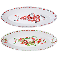 30010-007 Блюдо овал 14' Риба