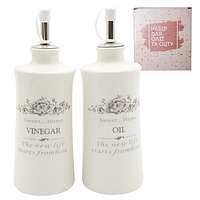 700-07-11 Набір 2пр пляшки для олії/оцту 'Розарій' 320мл
