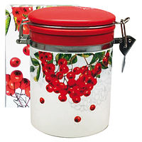 629-14 Ємність для сипучих продуктів 0,75 л 'червона Калина' (d-9,5 см, h-11)