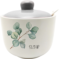 700-03-16 Цукорниця з ложкою 520мл 'Флора'