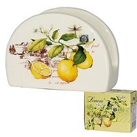3662-7 підставка для серветок 'Лимон' (довжина-10см, h-8 см)
