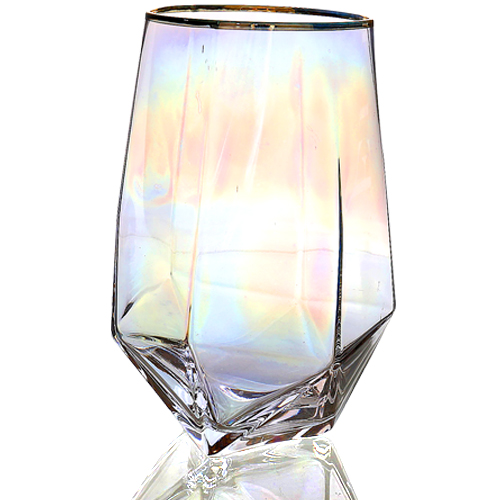 6699-1 Склянку Rainbow 680мл з золотим обідком