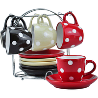 021-12-08 Сервіз чайний 12 пр. на стійці (чашка-240мл, блюдце-15,5 см)