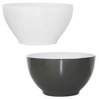 4195-01 Миска сіра/біла 540мл варіант від 1 до 2х