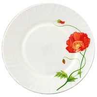 30057-02-1067 Тарілка 8' Червоний мак