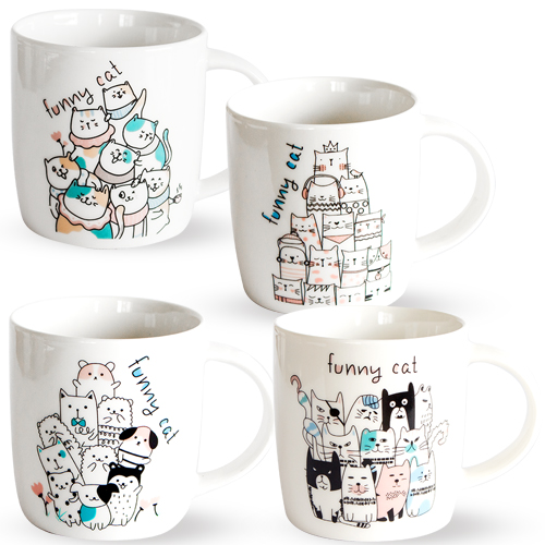 4160-30 Чашка Банда котів 400мл