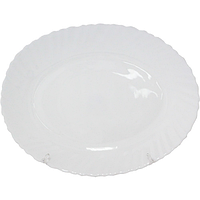 30063-00 Блюдо овальне 13.5' біле D2