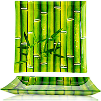 307-3 Тарілка квадр 10' - 25см (Свіжий бамбук)