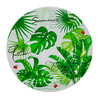 337 Тарілка коло 8' - 20см (Листя)