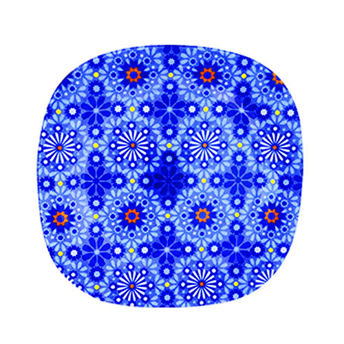 3715 Тарілка кв. з кр.краями 8' - 20см (Схід)