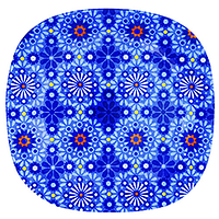 3716 Тарілка кв. з кр.краями 10' - 25см (Схід)